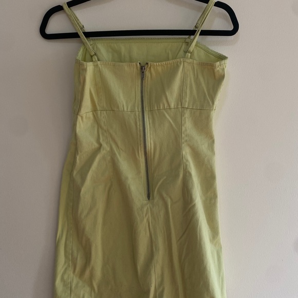 Lime Yellow Mini Dress - Picture 2 of 2